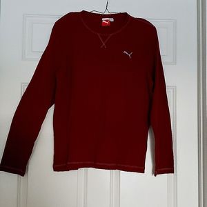 Puma waffle knit shirt